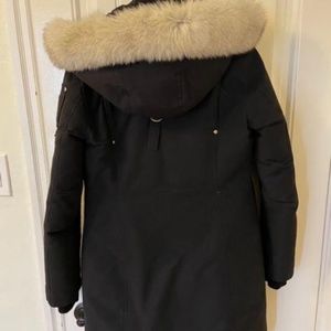 Women MOOSE KNUCKLES Stirling   Shearling Down Parka-Size Small